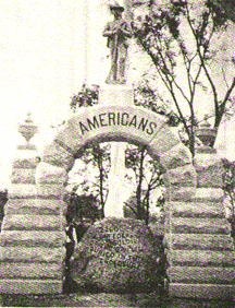 Camp Chase Cemetery monument presented by the Daughters of the Confederacy in honor of their fallen soldiers.