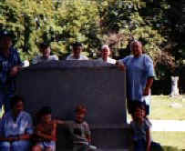 Dennison Camp #1 members and friends that helped at Greenlawn Cemetery, Columbus Ohio.
