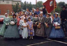Participants in the 2000 Labor Day Parade in Canal Winchester, Ohio. 