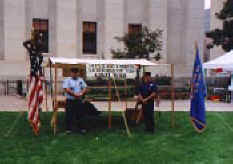 SUV Recruiting Tent at the 2000 Statehouse Encampment, Columbus Ohio.