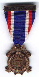 This is a Sons of Union Veterans of the Civil War membership badge.